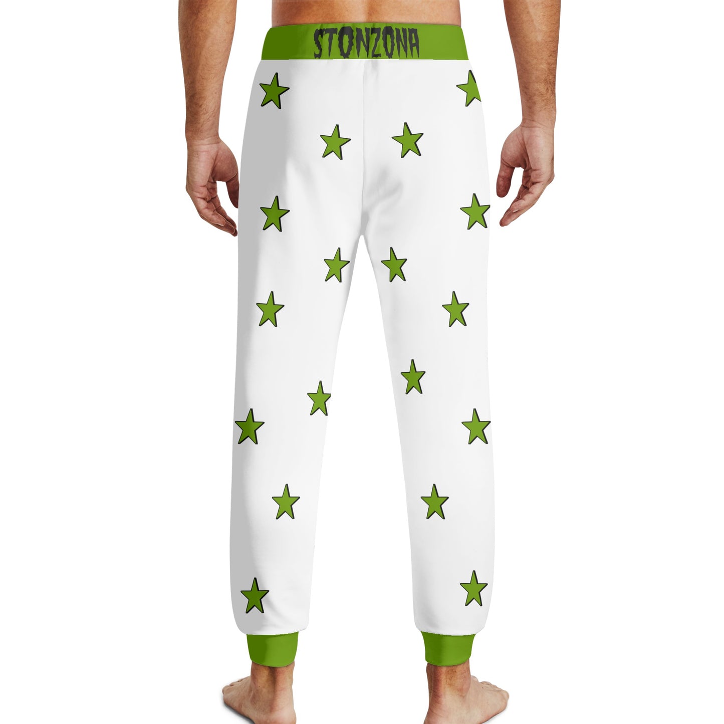 Leaf Me Alone 2.0 420 S.O.S Edition Mens White Sweatpants