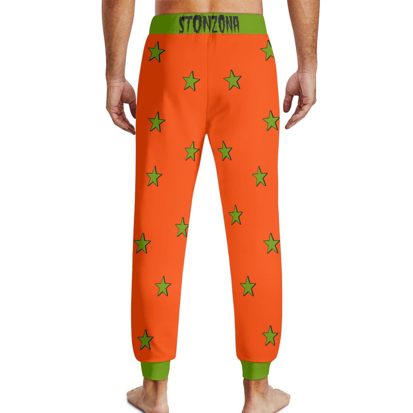 Leaf Me Alone 2.0 420 S.O.S Edition Mens Dark Orange Sweatpants