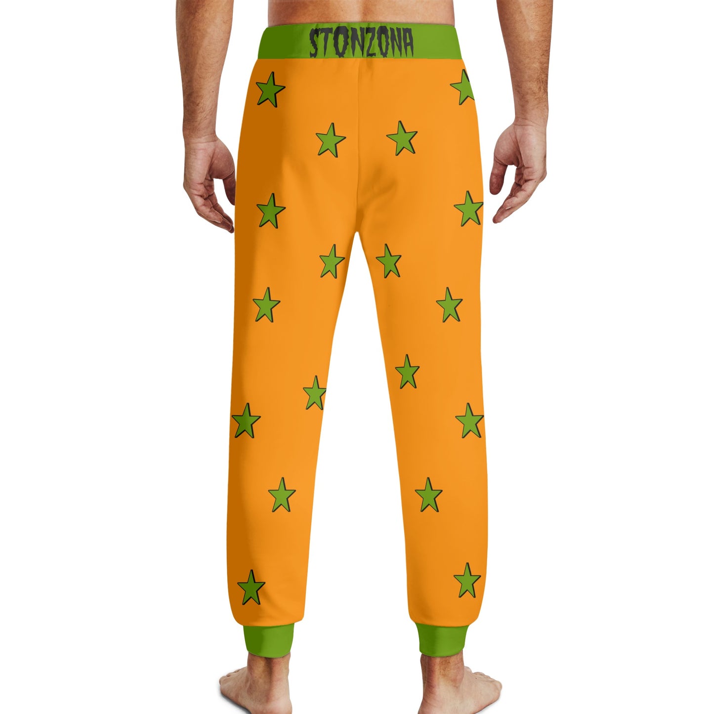 Leaf Me Alone 2.0 420 S.O.S Edition Mens Orange Sweatpants