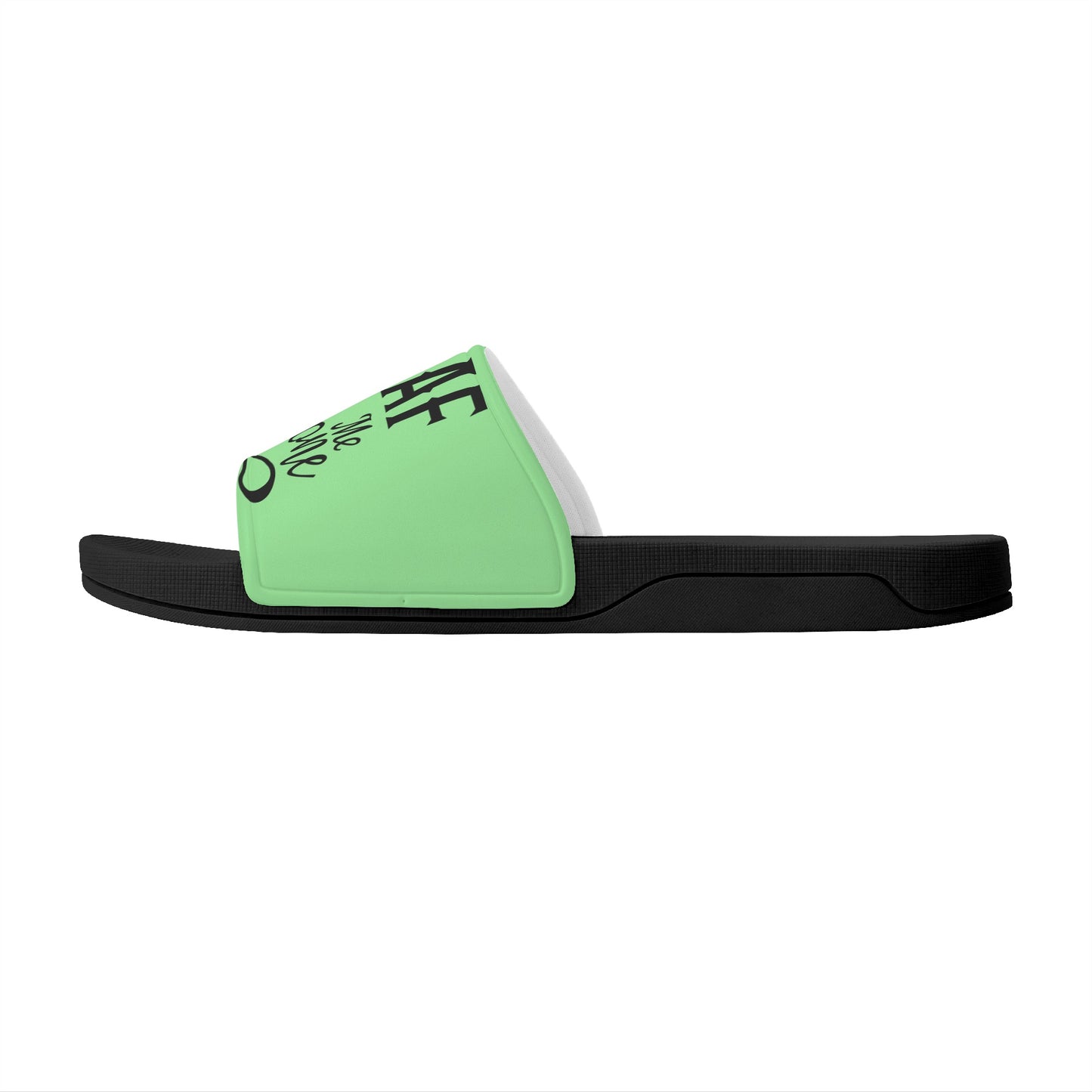 Leaf Me Alone 2.0 420 S.O.S Edition Mens Mint Green Star Slides