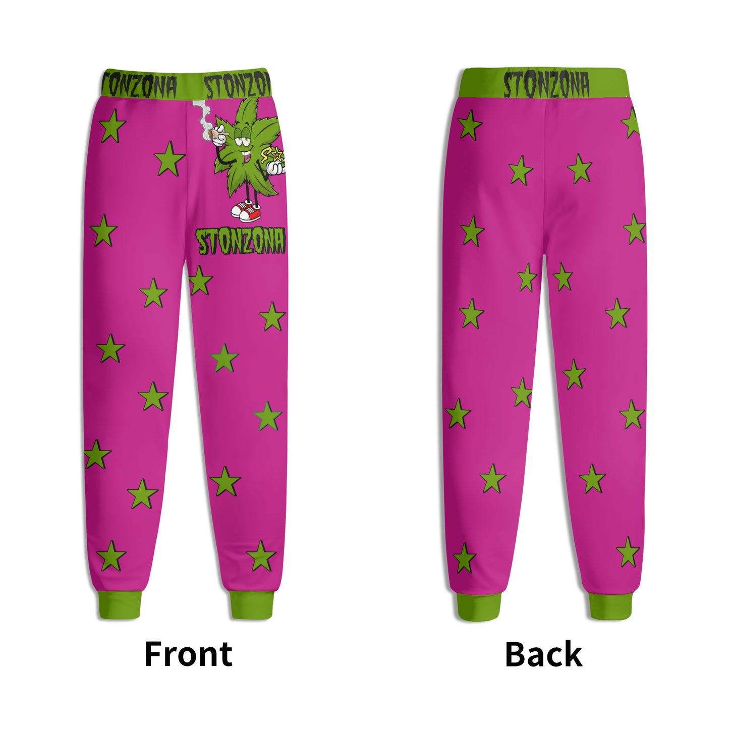 Leaf Me Alone 2.0 420 S.O.S Edition Mens Purple Sweatpants