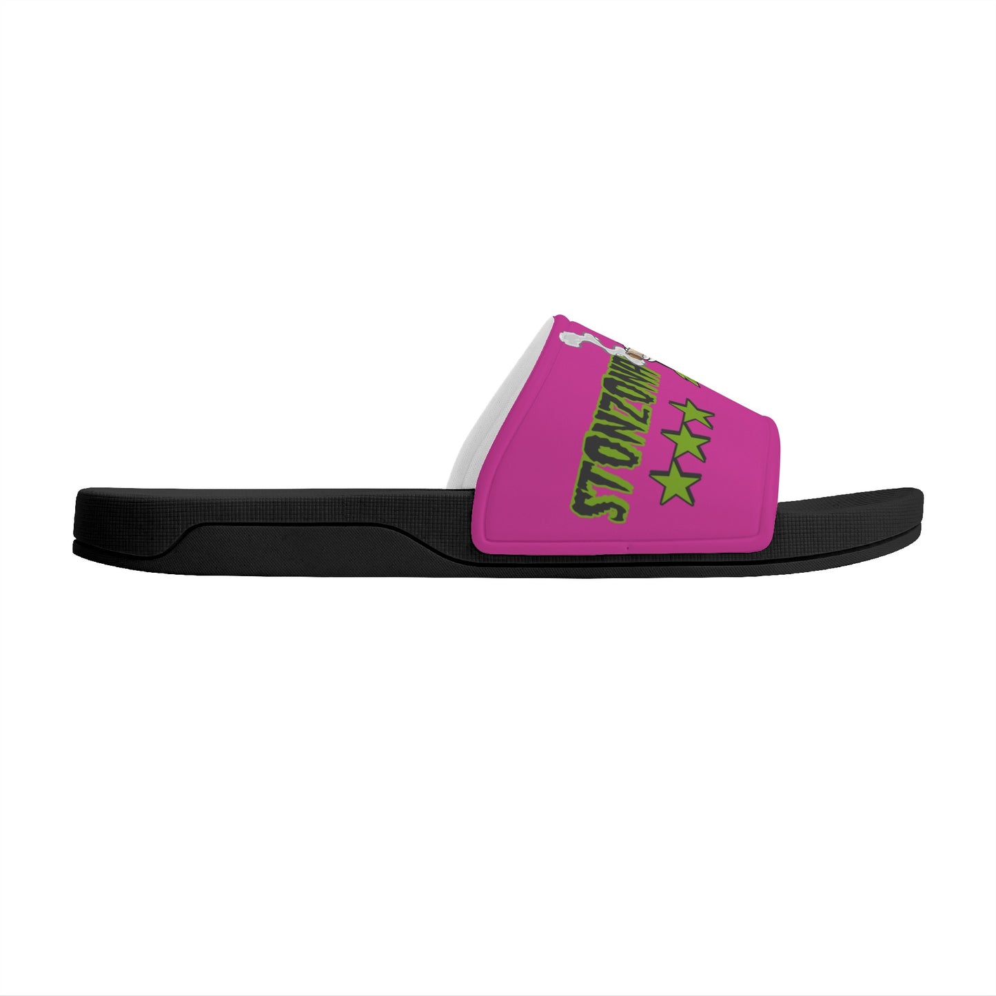 Leaf Me Alone 2.0 420 S.O.S Edition Mens Purple Star Slides