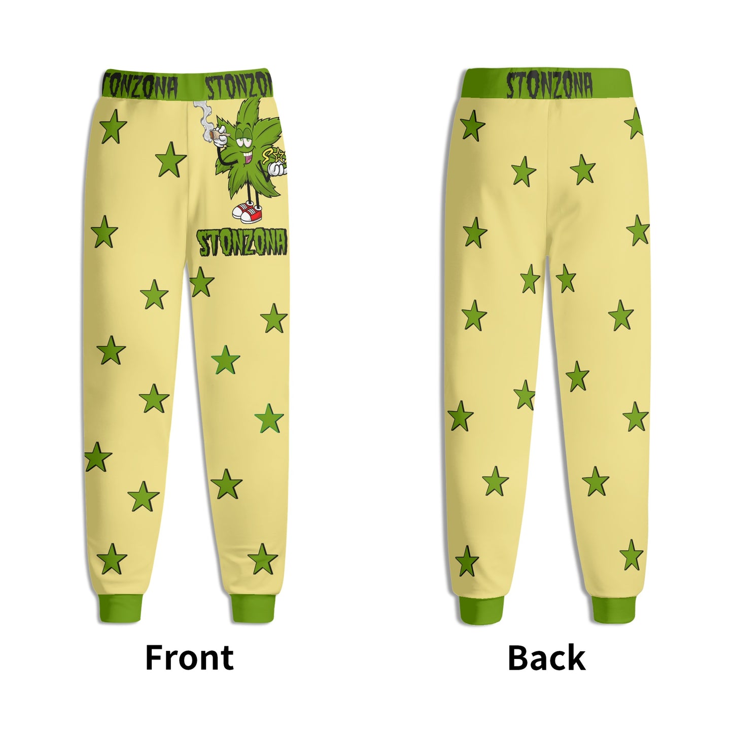 Leaf Me Alone 2.0 420 S.O.S Edition Mens Tan Sweatpants