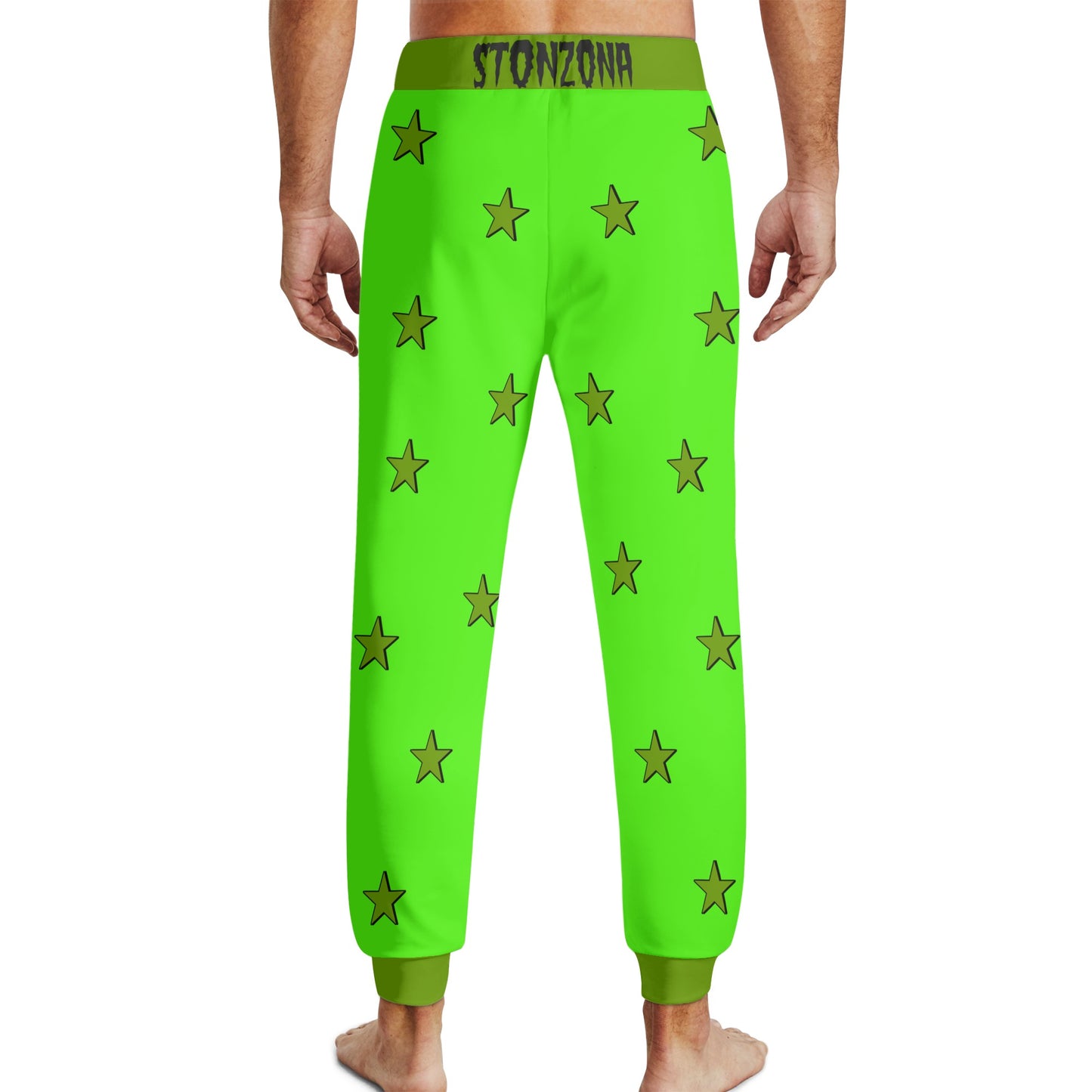 Leaf Me Alone 2.0 420 S.O.S Edition Mens Goo Green Sweatpants