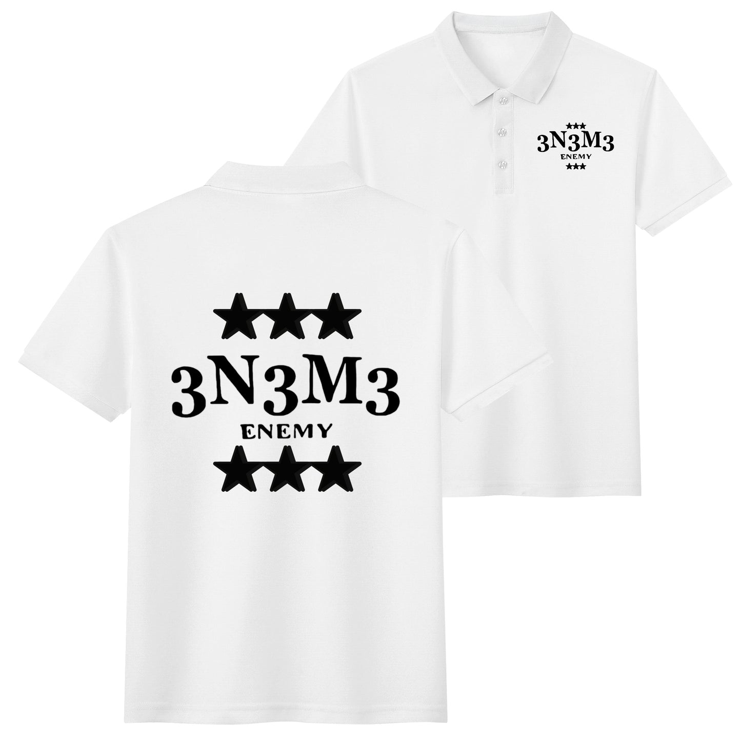 3.N.3.M.3 Enemy Unisex Cotton Polo Shirt