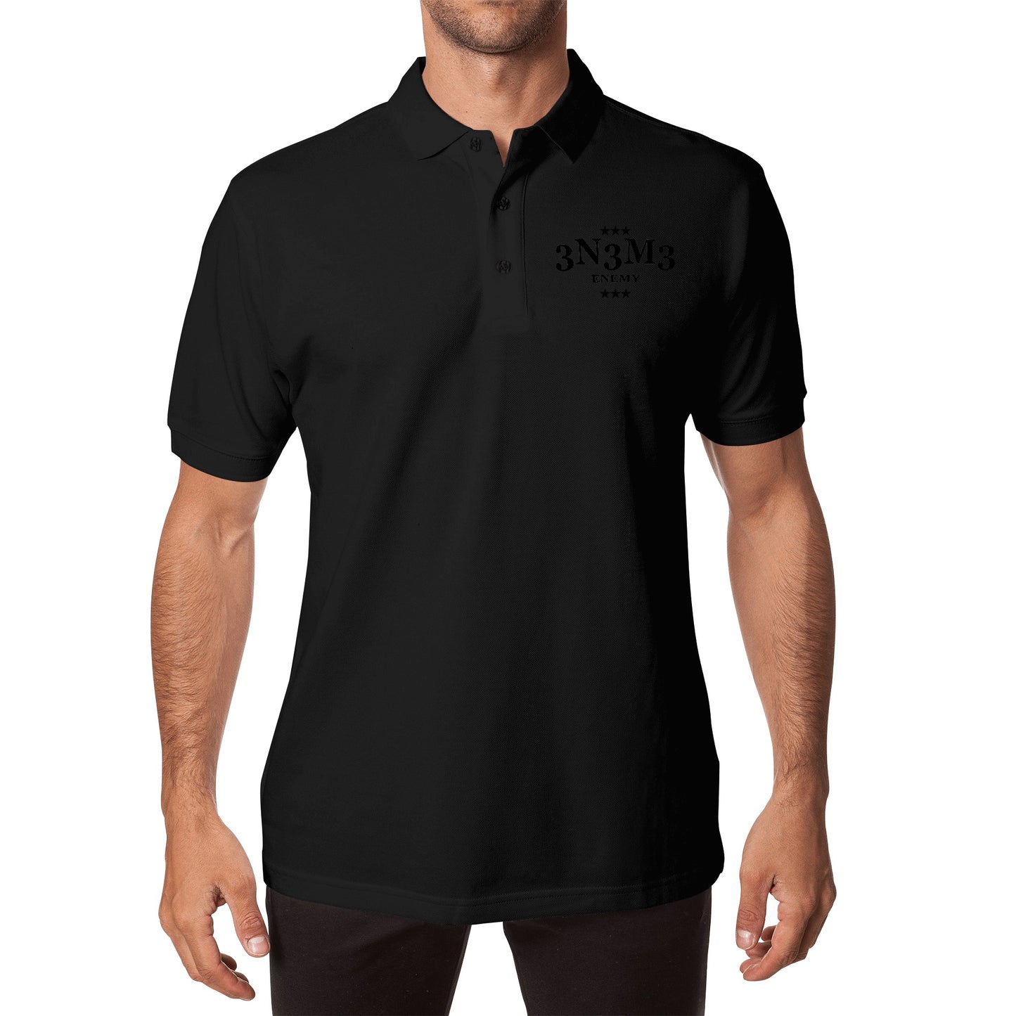 3.N.3.M.3 Enemy Unisex Cotton Polo Shirt