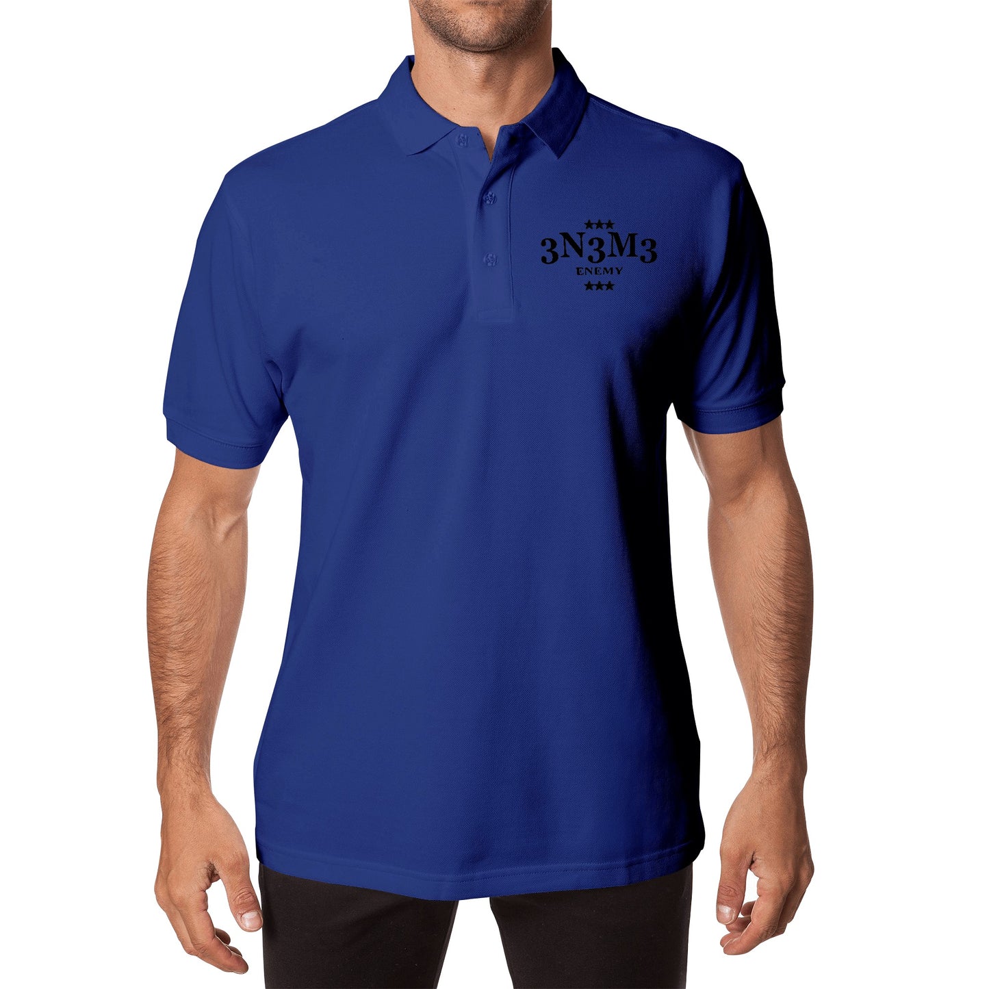 3.N.3.M.3 Enemy Unisex Cotton Polo Shirt