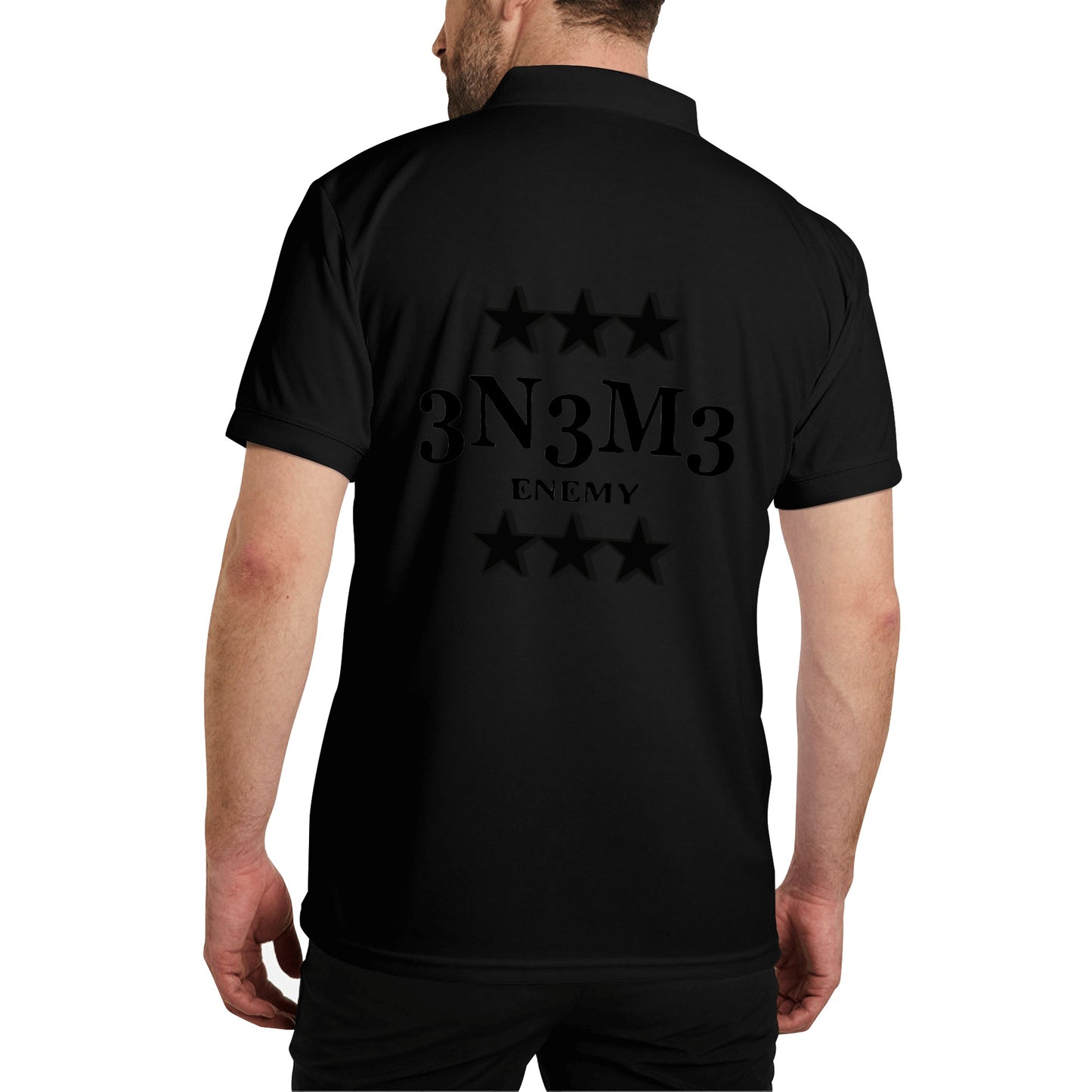 3.N.3.M.3 Enemy Unisex Cotton Polo Shirt