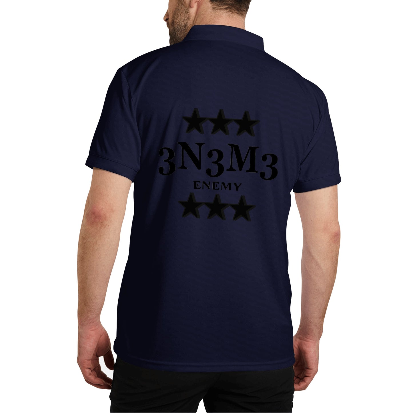 3.N.3.M.3 Enemy Unisex Cotton Polo Shirt