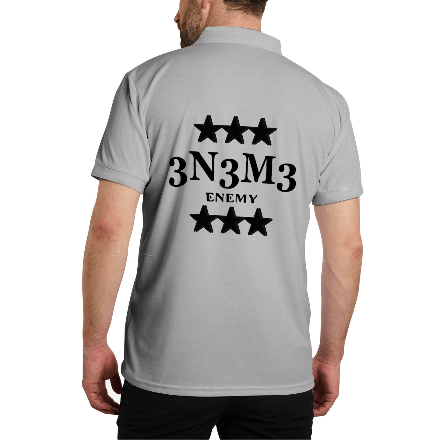 3.N.3.M.3 Enemy Unisex Cotton Polo Shirt