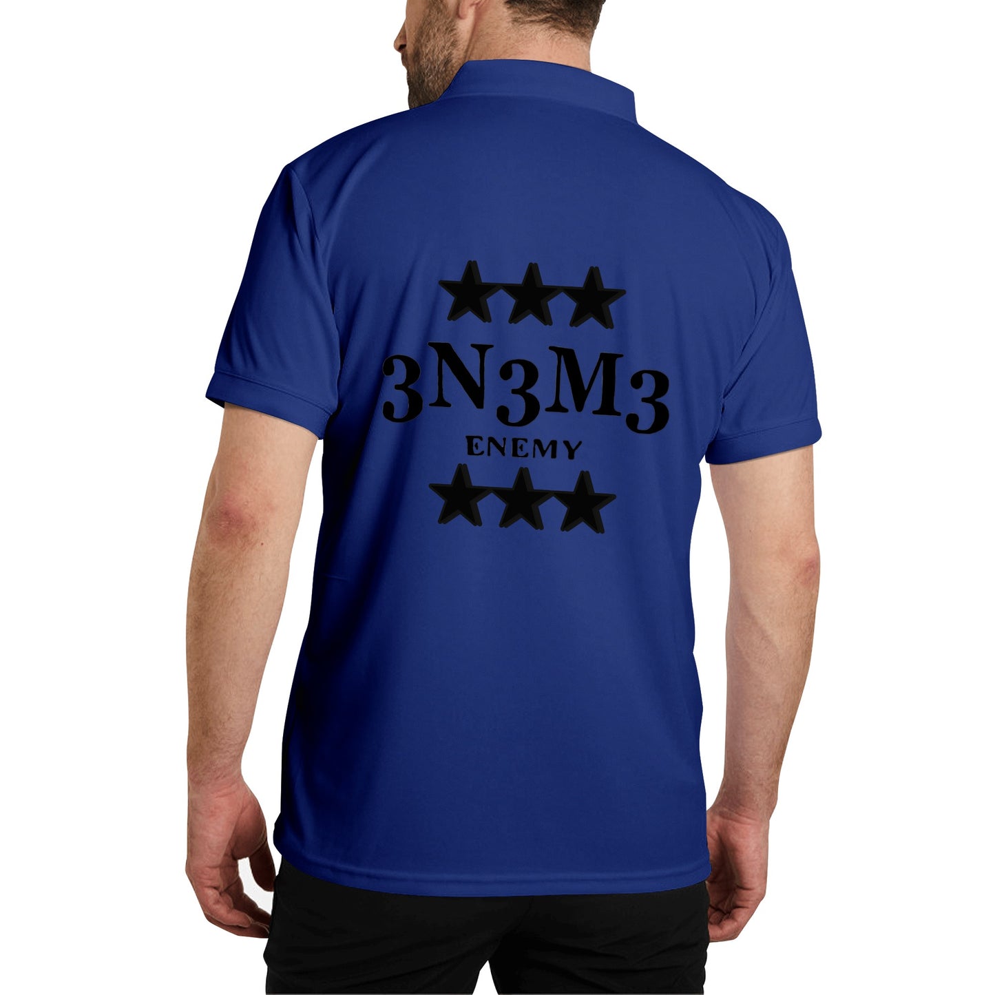 3.N.3.M.3 Enemy Unisex Cotton Polo Shirt