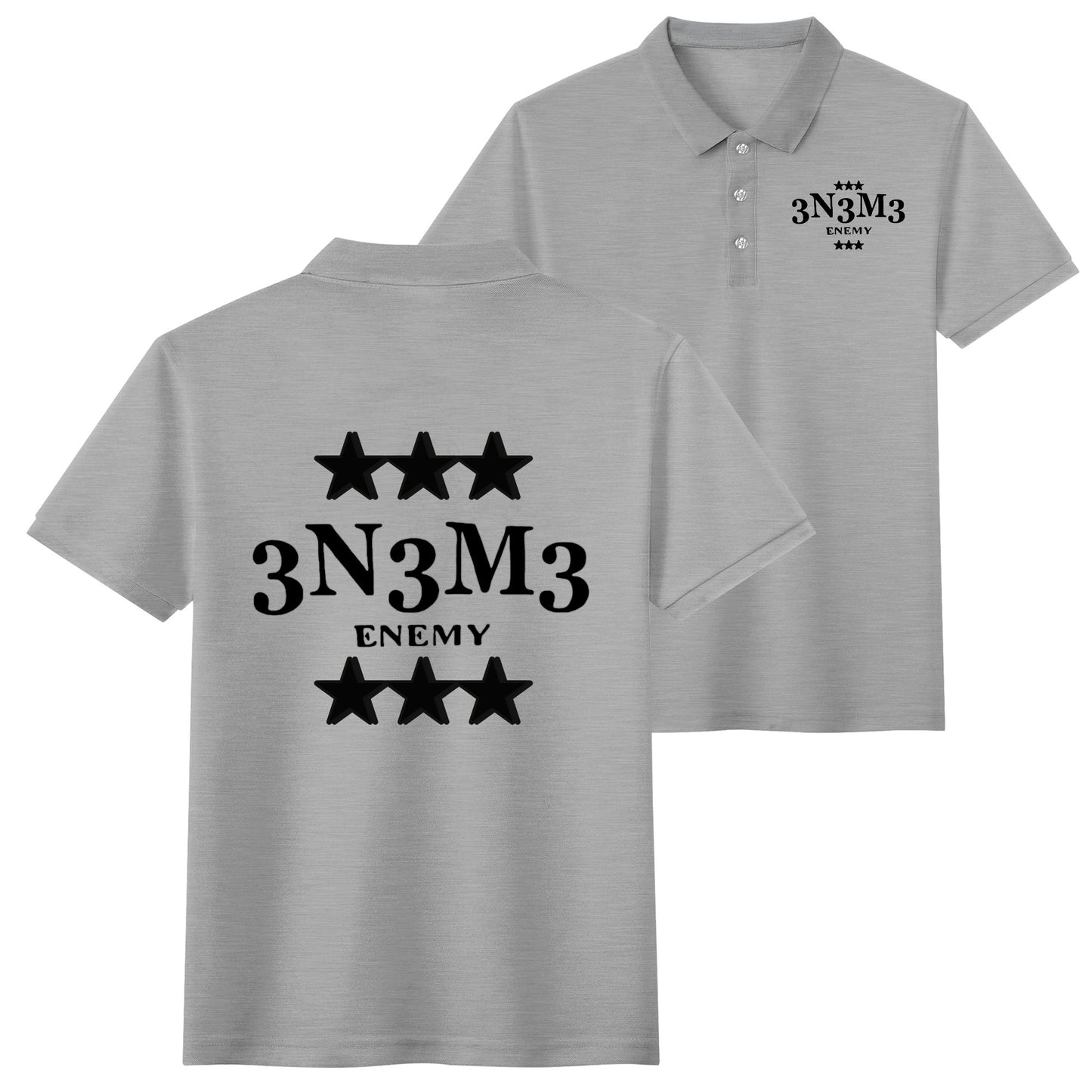 3.N.3.M.3 Enemy Unisex Cotton Polo Shirt