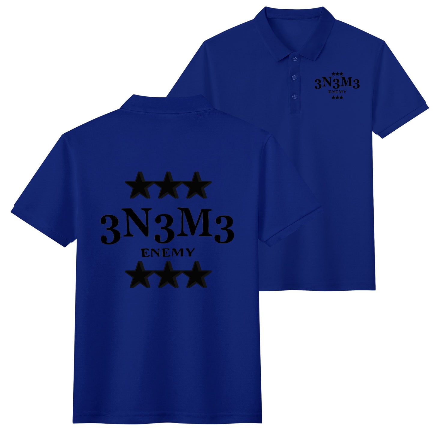 3.N.3.M.3 Enemy Unisex Cotton Polo Shirt