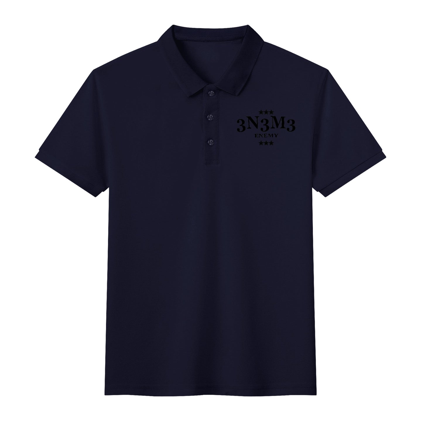 3.N.3.M.3 Enemy Unisex Cotton Polo Shirt