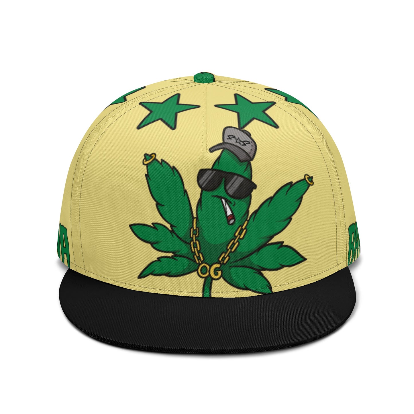 Leaf Me Alone 3.0 420 S.O.S Edition Tan Snapbacks