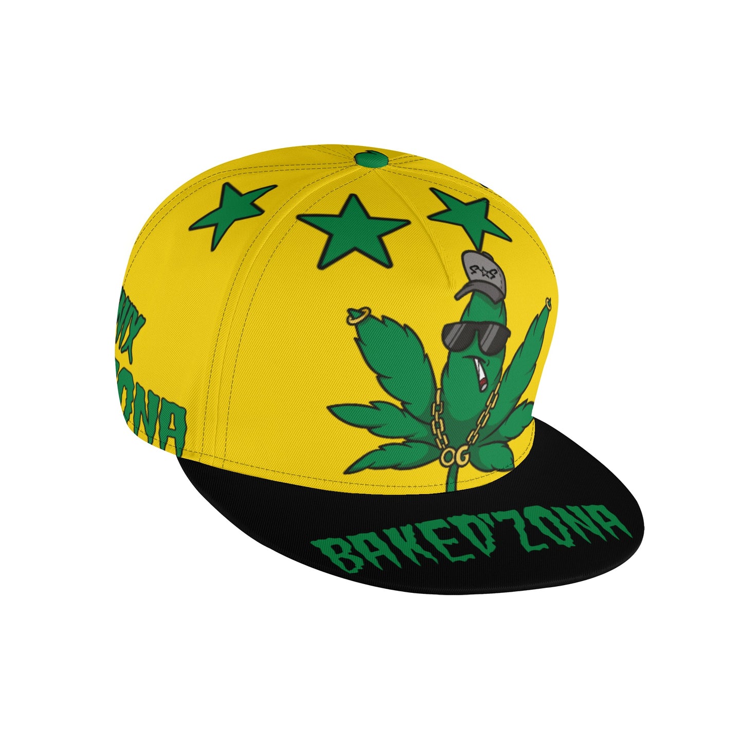 Leaf Me Alone 3.0 420 S.O.S Edition Gold Snapbacks