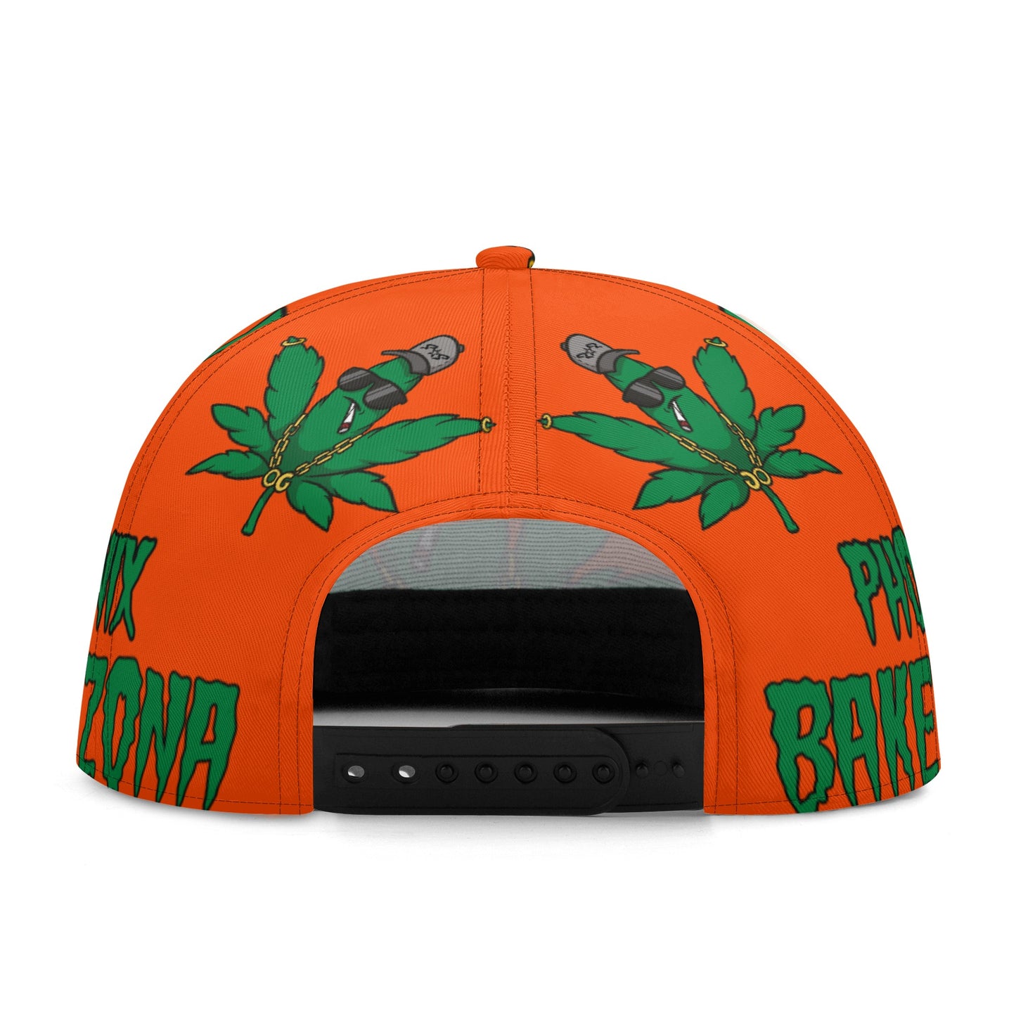 Leaf Me Alone 3.0 420 S.O.S Edition Dark Orange Snapbacks