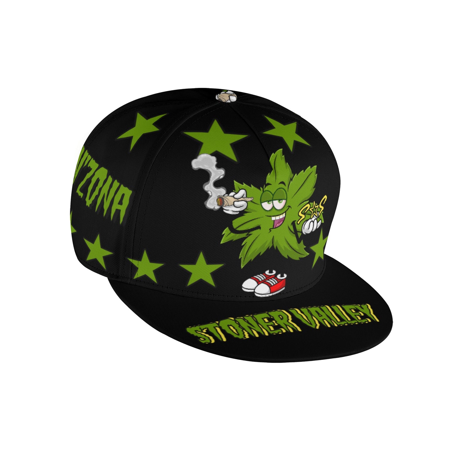 Leaf Me Alone 2.0 4/20 S.O.S Edition Black Snapbacks