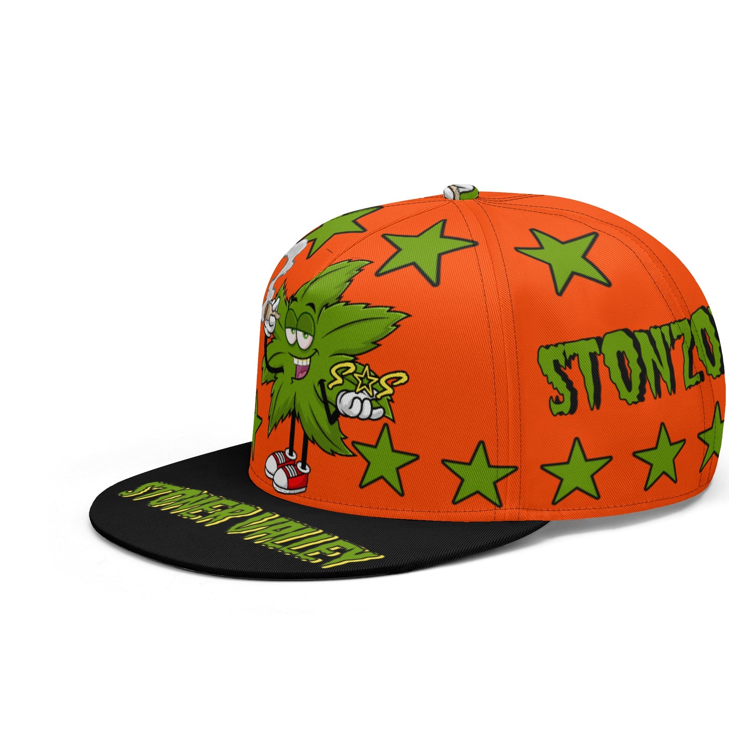 Leaf Me Alone 2.0 4/20 S.O.S Edition Dark Orange Snapbacks