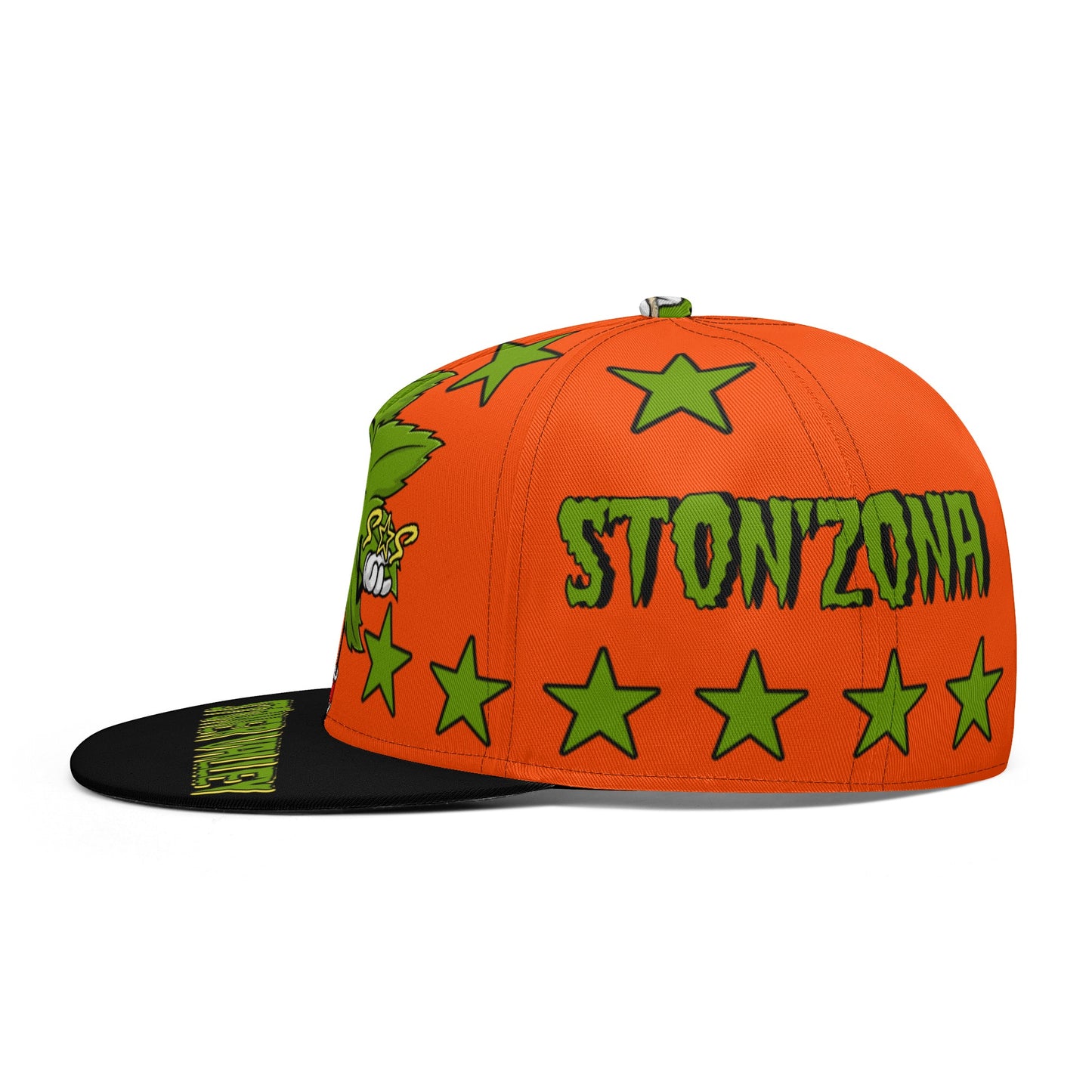 Leaf Me Alone 2.0 4/20 S.O.S Edition Dark Orange Snapbacks