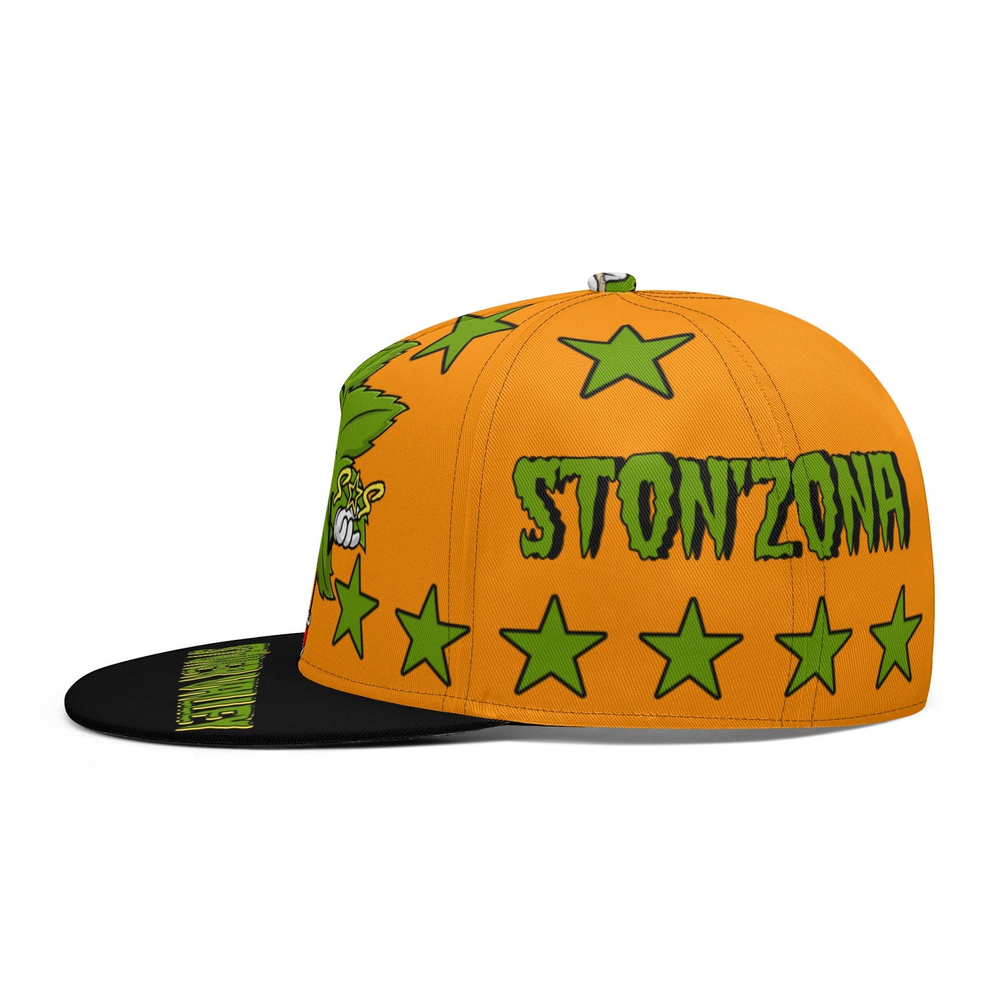 Leaf Me Alone 2.0 420 S.O.S Edition Orange Snapbacks