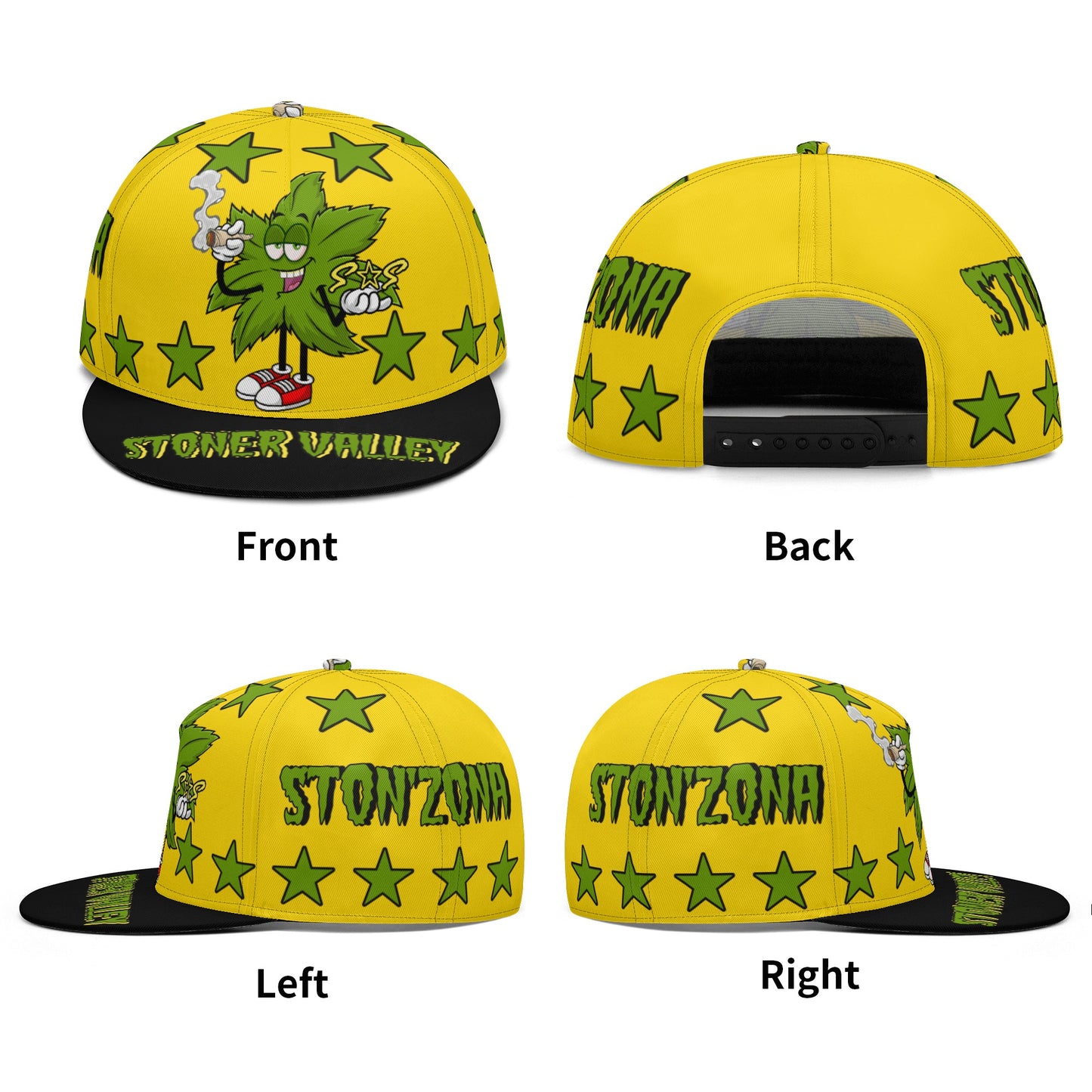 Leaf Me Alone 2.0 4/20 S.O.S Edition Gold Snapbacks