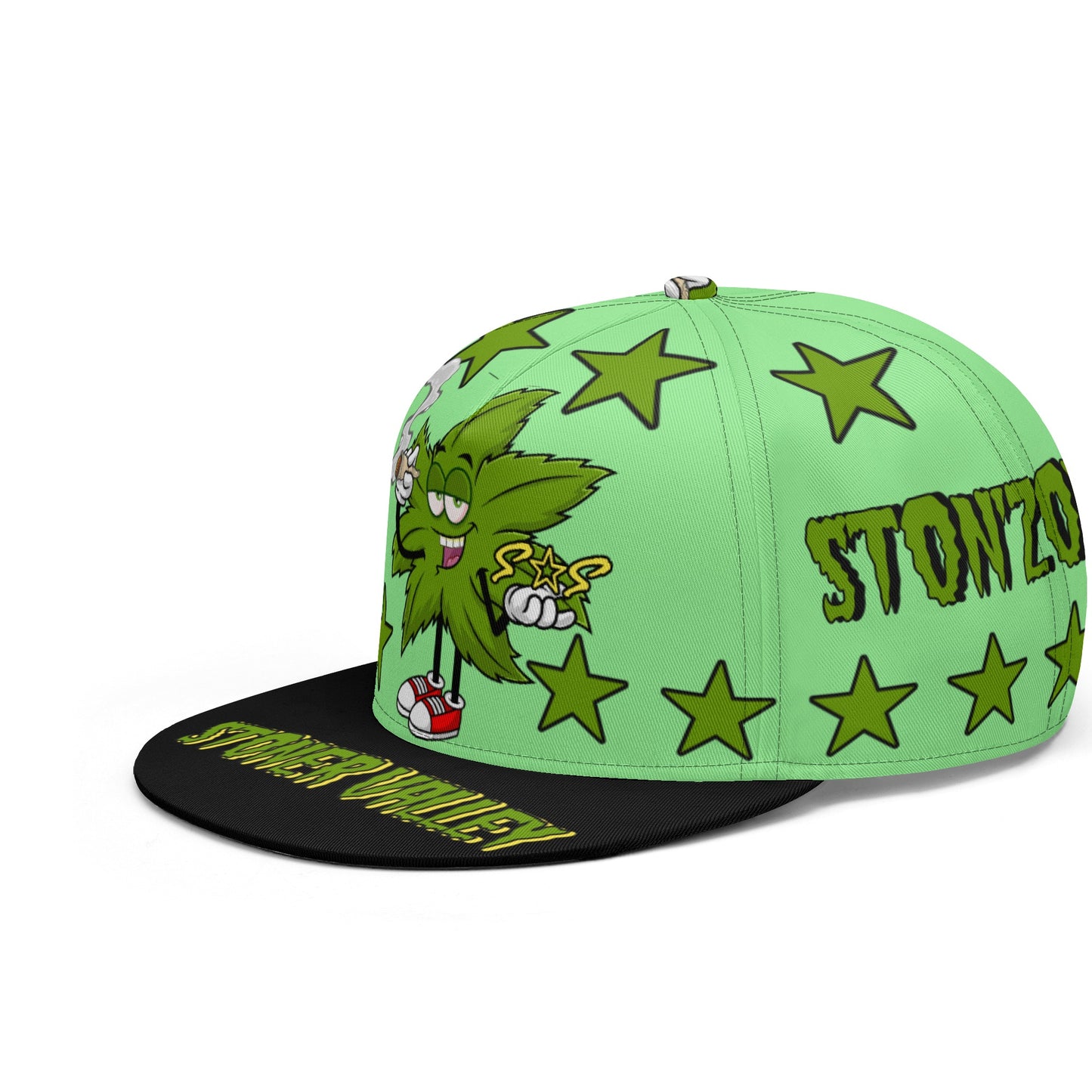 Leaf Me Alone 2.0 420 S.O.S Edition Mint Green Snapbacks