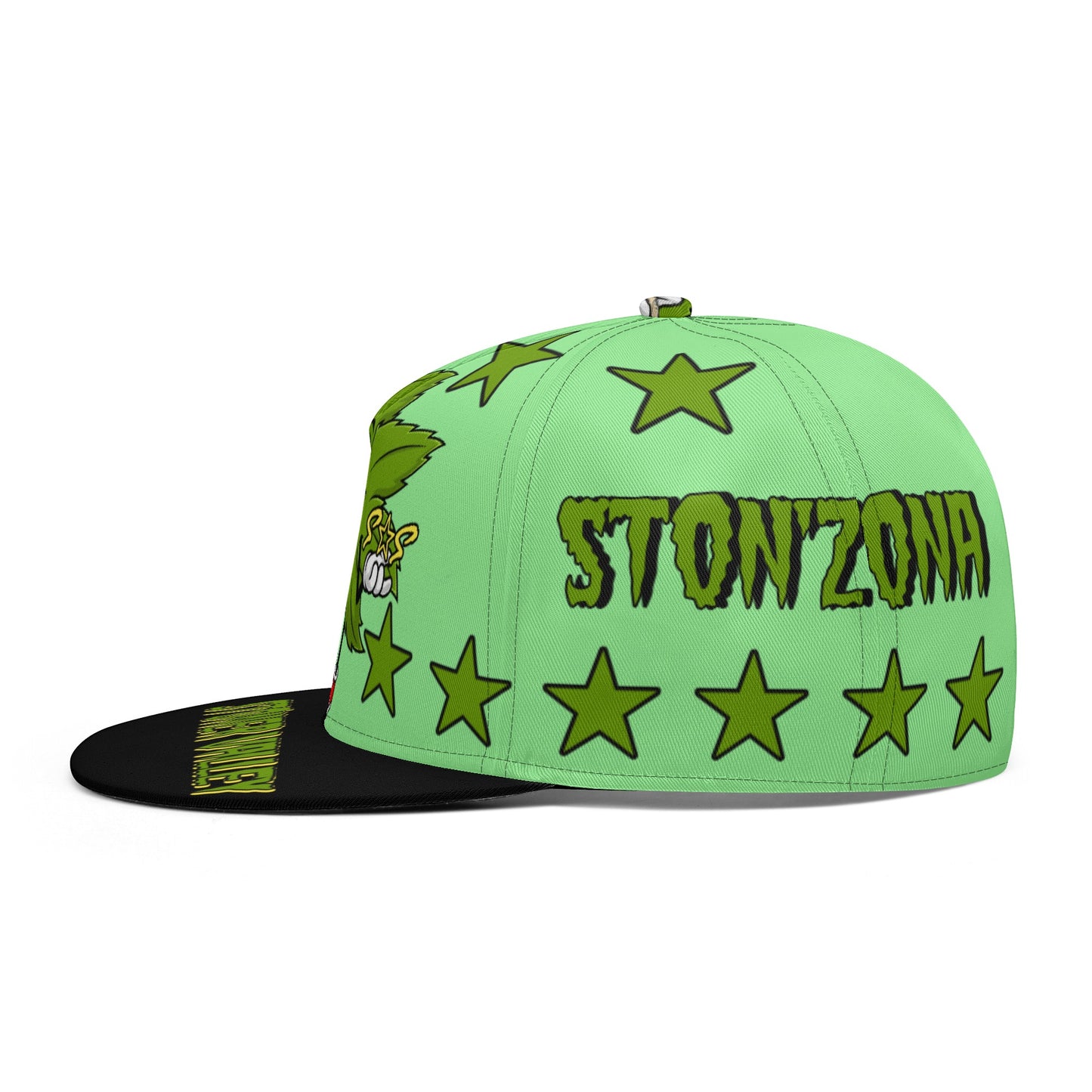 Leaf Me Alone 2.0 420 S.O.S Edition Mint Green Snapbacks