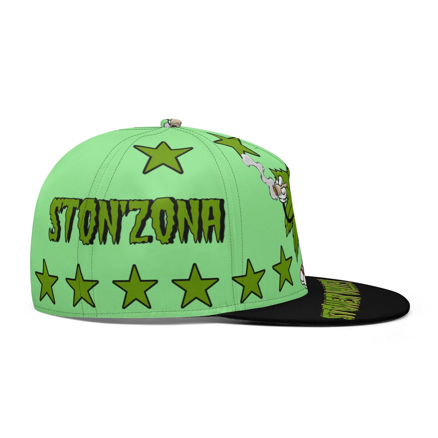 Leaf Me Alone 2.0 420 S.O.S Edition Mint Green Snapbacks