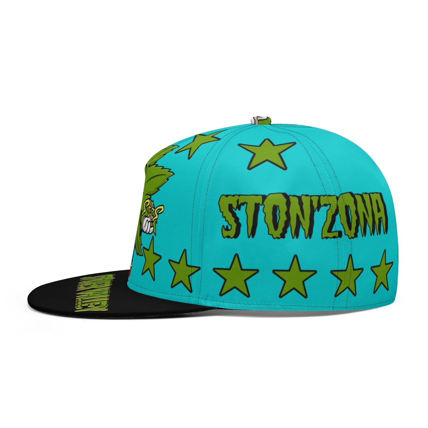 Leaf Me Alone 2.0 420 S.O.S Edition Turquoise Snapbacks