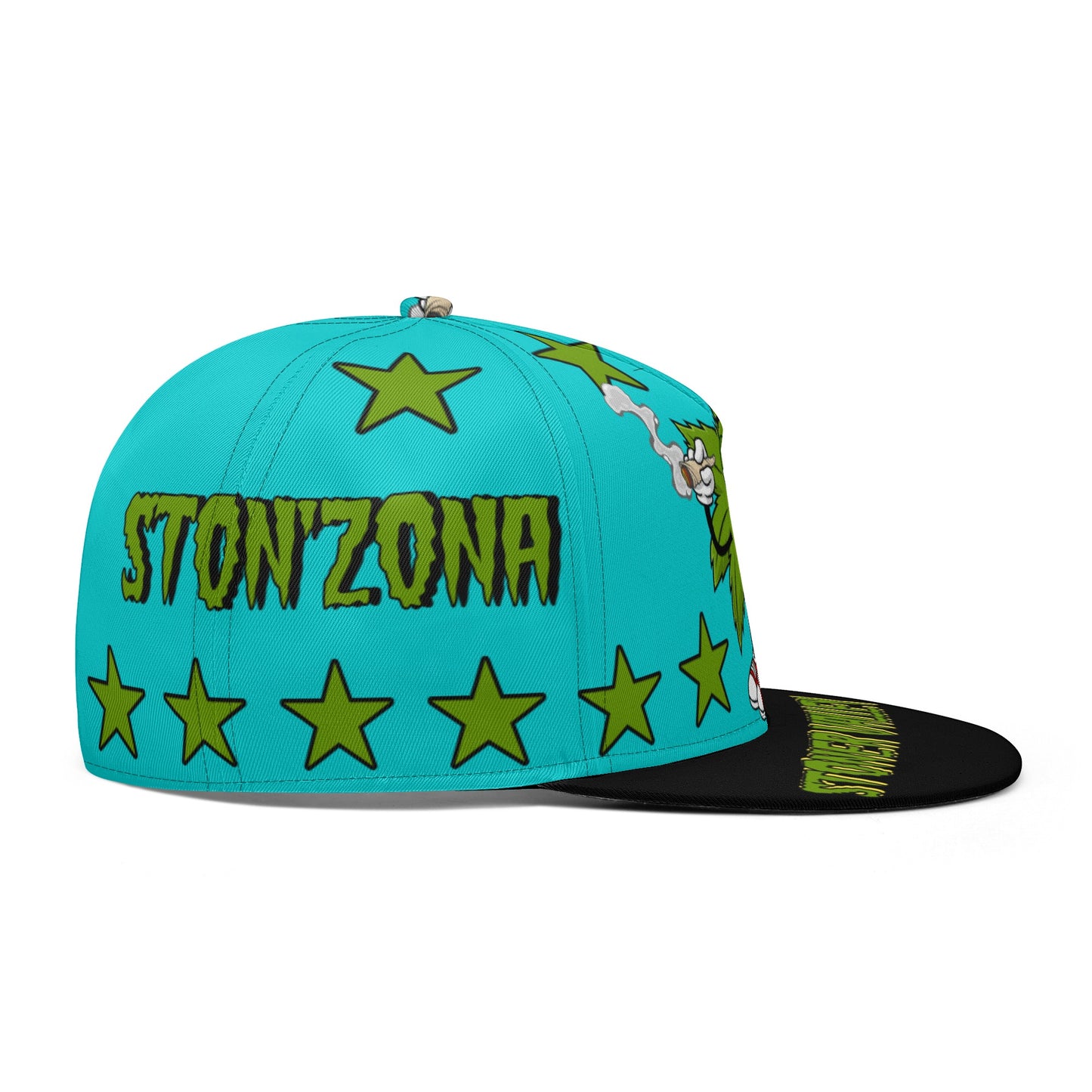 Leaf Me Alone 2.0 420 S.O.S Edition Turquoise Snapbacks