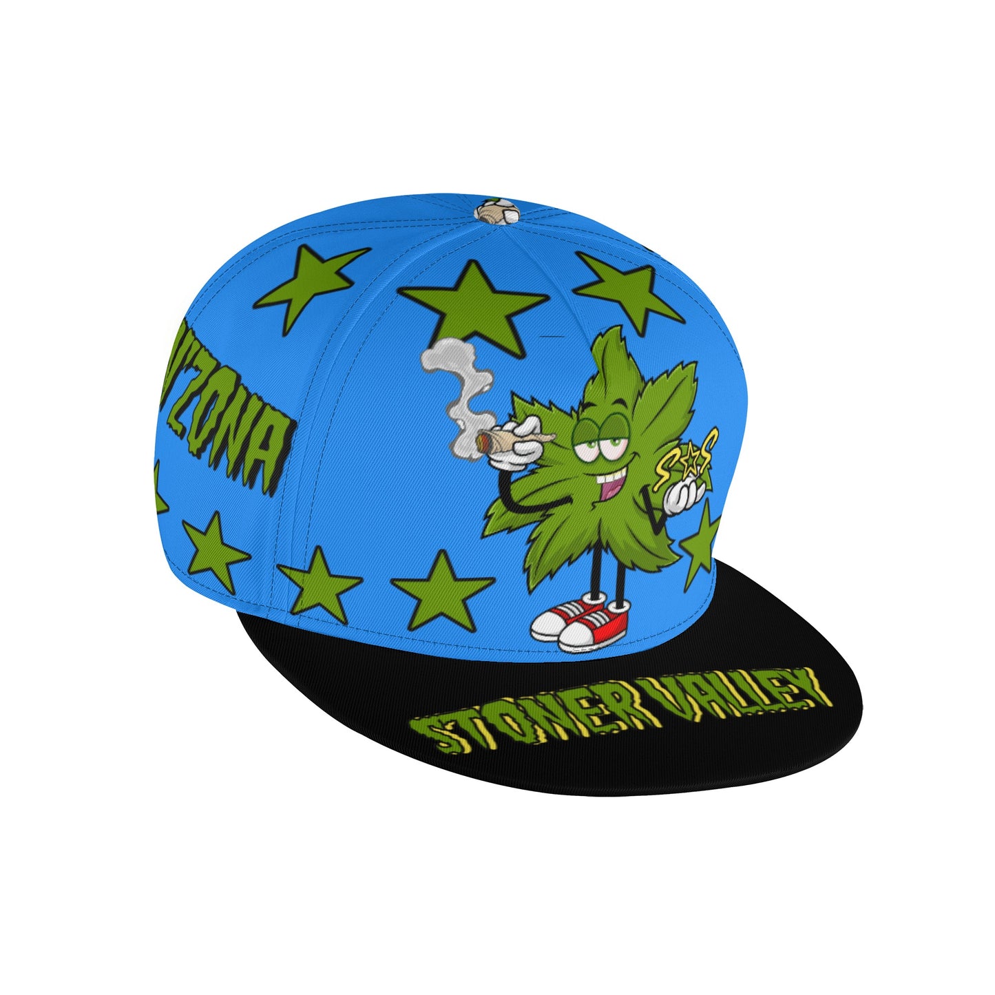 Leaf Me Alone 2.0 4/20 S.O.S Edition Blue Snapbacks