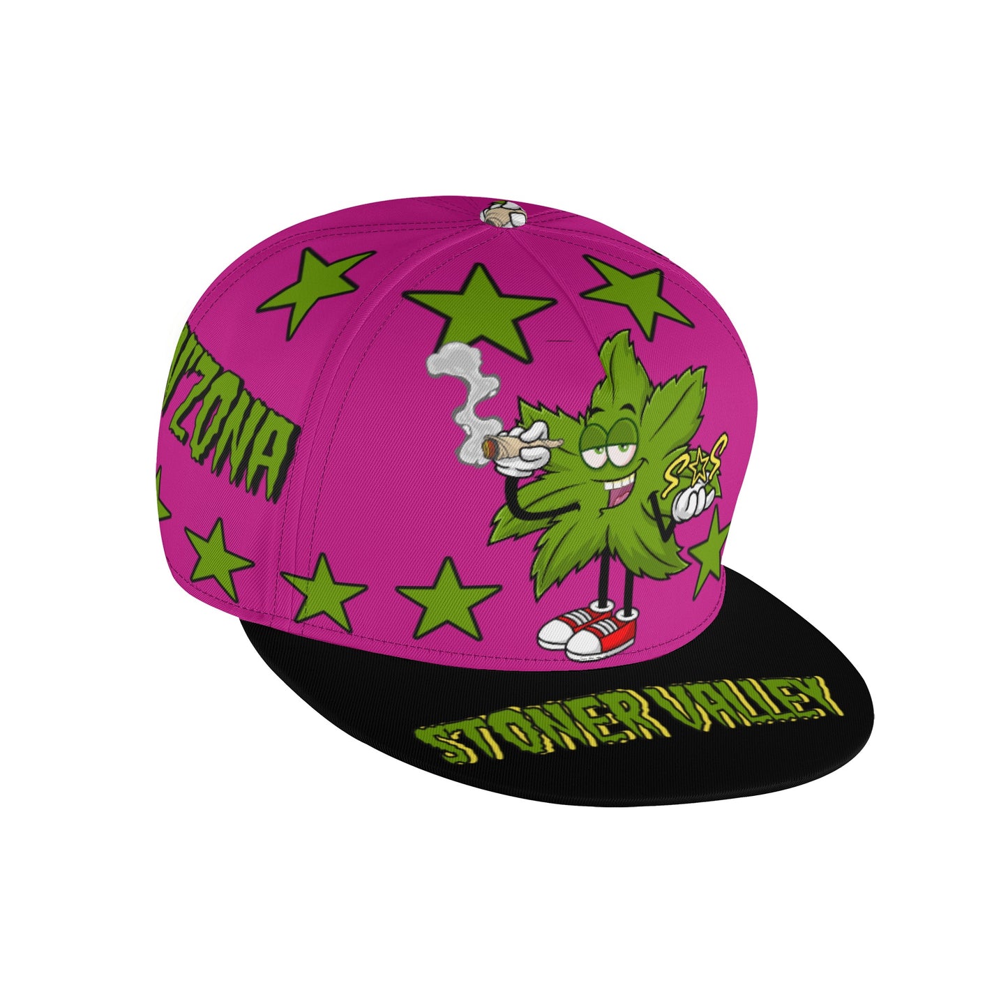 Leaf Me Alone 2.0 4/20 S.O.S Edition  Purple Snapbacks