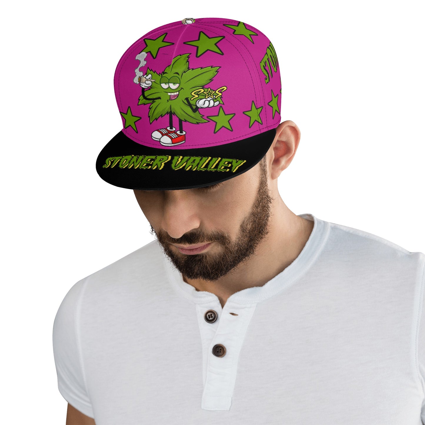 Leaf Me Alone 2.0 4/20 S.O.S Edition  Purple Snapbacks