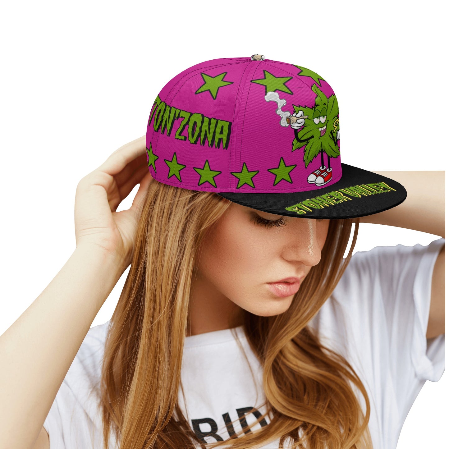 Leaf Me Alone 2.0 4/20 S.O.S Edition  Purple Snapbacks