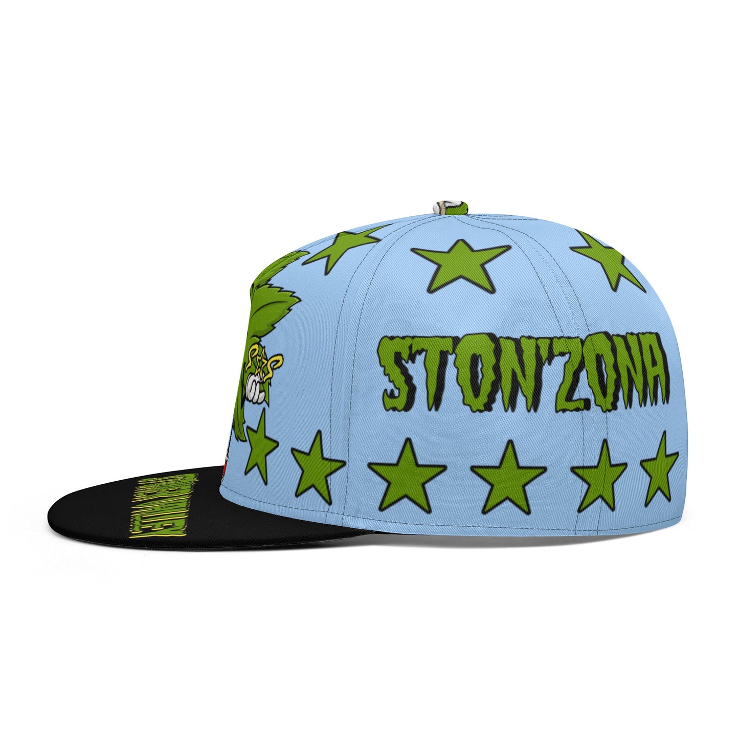 Leaf Me Alone 2.0 420 S.O.S Edition Sky Blue Snapbacks