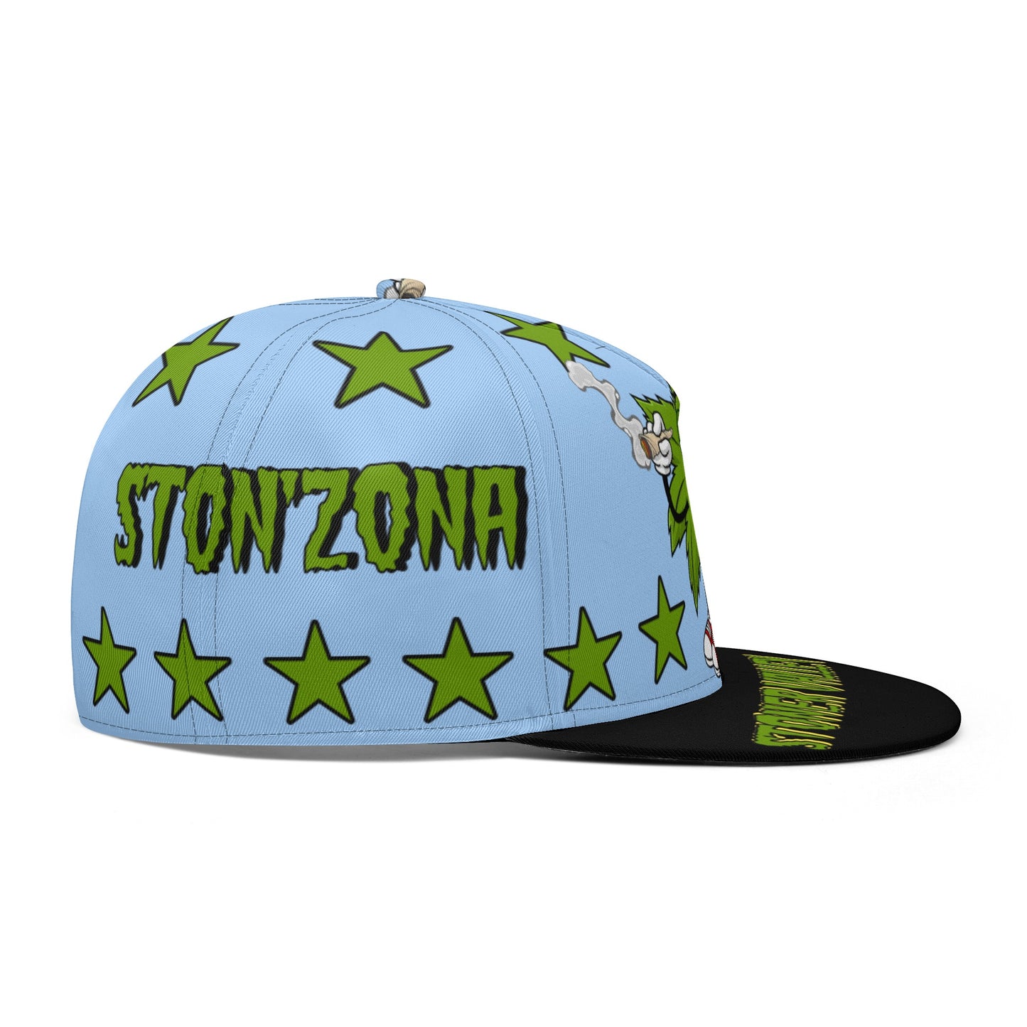 Leaf Me Alone 2.0 420 S.O.S Edition Sky Blue Snapbacks