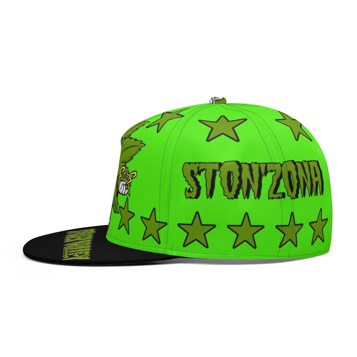 Leaf Me Alone 2.0 420 S.O.S Edition Goo Green Snapbacks