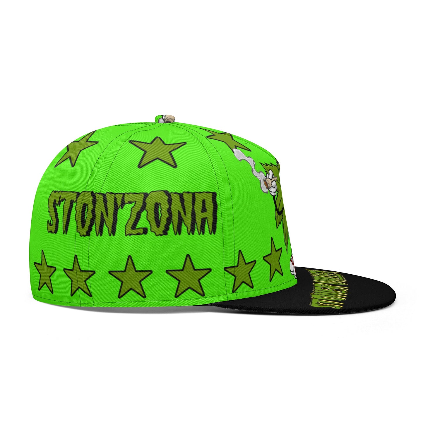 Leaf Me Alone 2.0 420 S.O.S Edition Goo Green Snapbacks