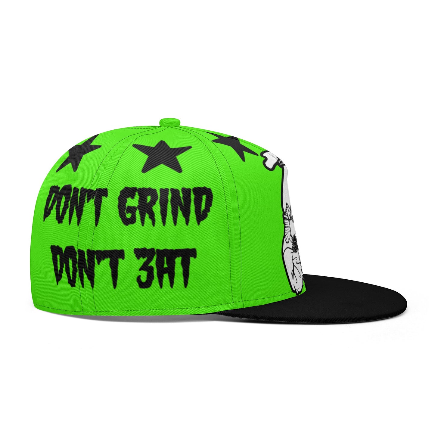 Money Man D.G.D.E (Dont Grind Dont Eat) Goo Green Snapbacks