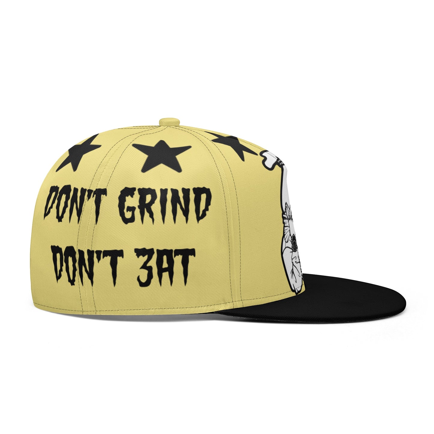 Money Man D.G.D.E (Dont Grind Dont Eat) Tan Snapbacks