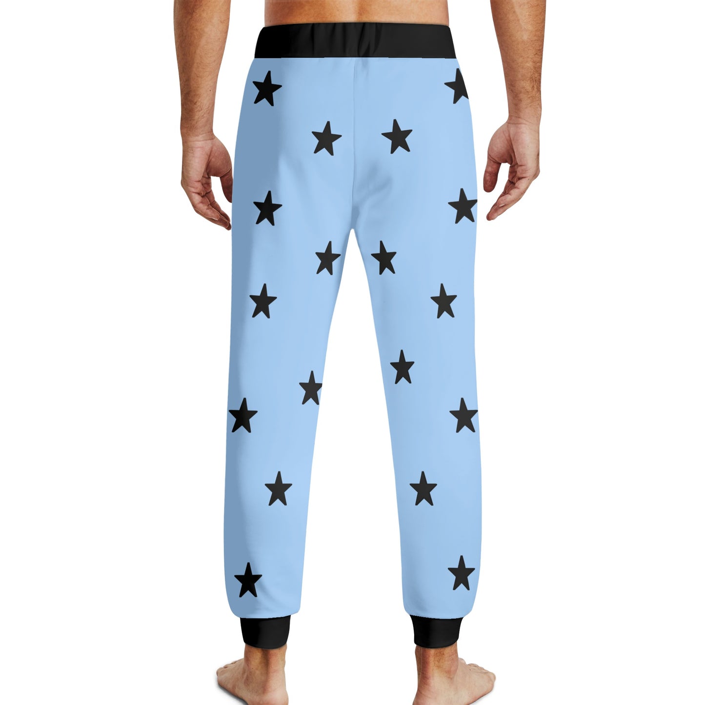 Money Man D.G.D.E (Dont Grind Dont Eat) Mens Sky Blue Sweatpants