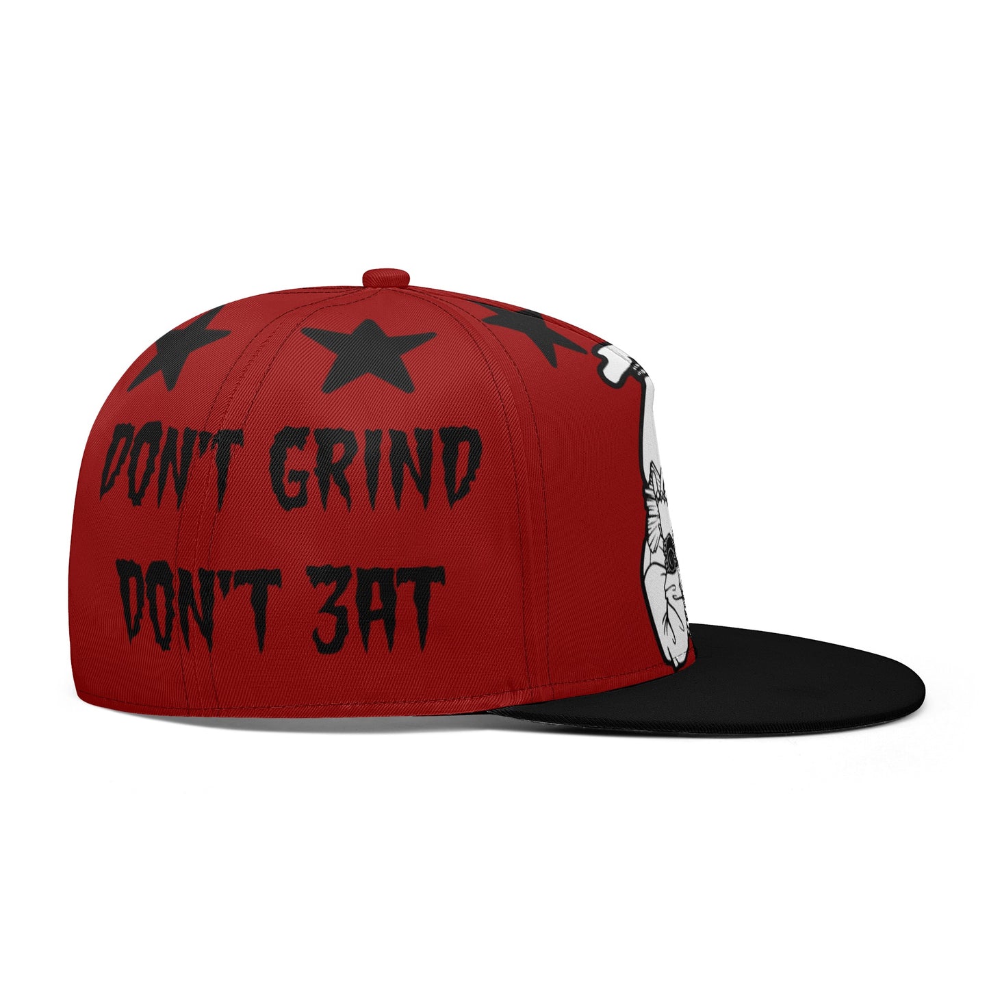 Money Man D.G.D.E (Dont Grind Dont Eat) Maroon Snapbacks