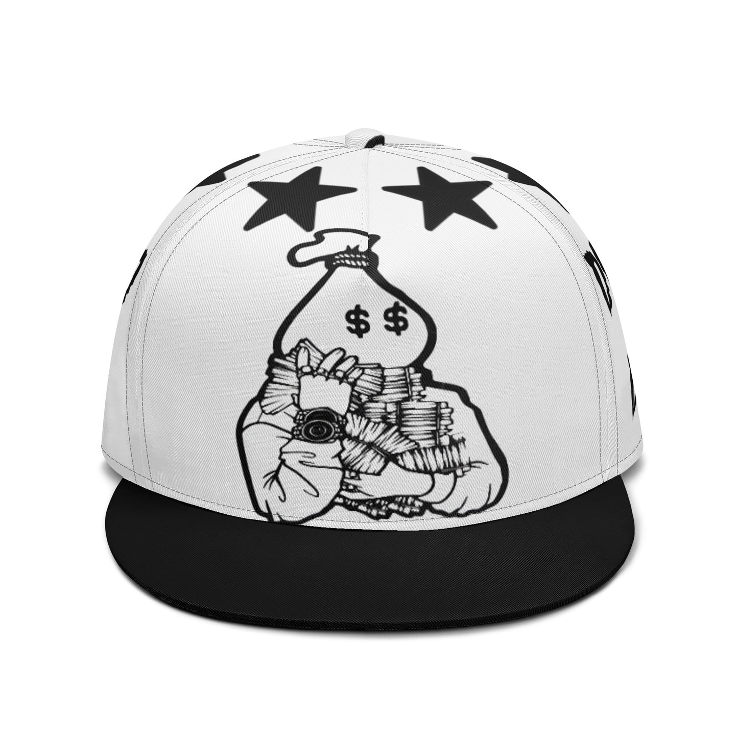 Money Man D.G.D.E (Dont Grind Dont Eat) White Snapbacks