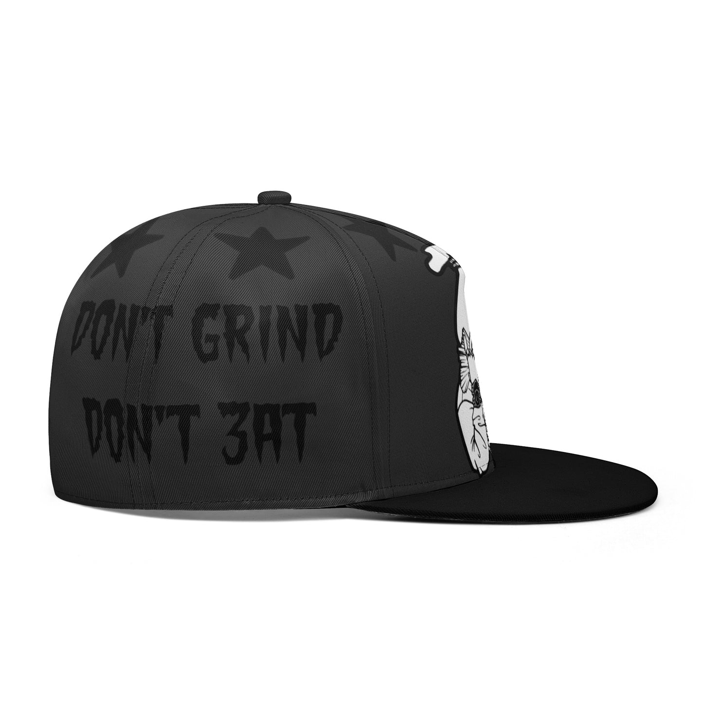 Money Man D.G.D.E (Dont Grind Dont Eat) Black Snapbacks