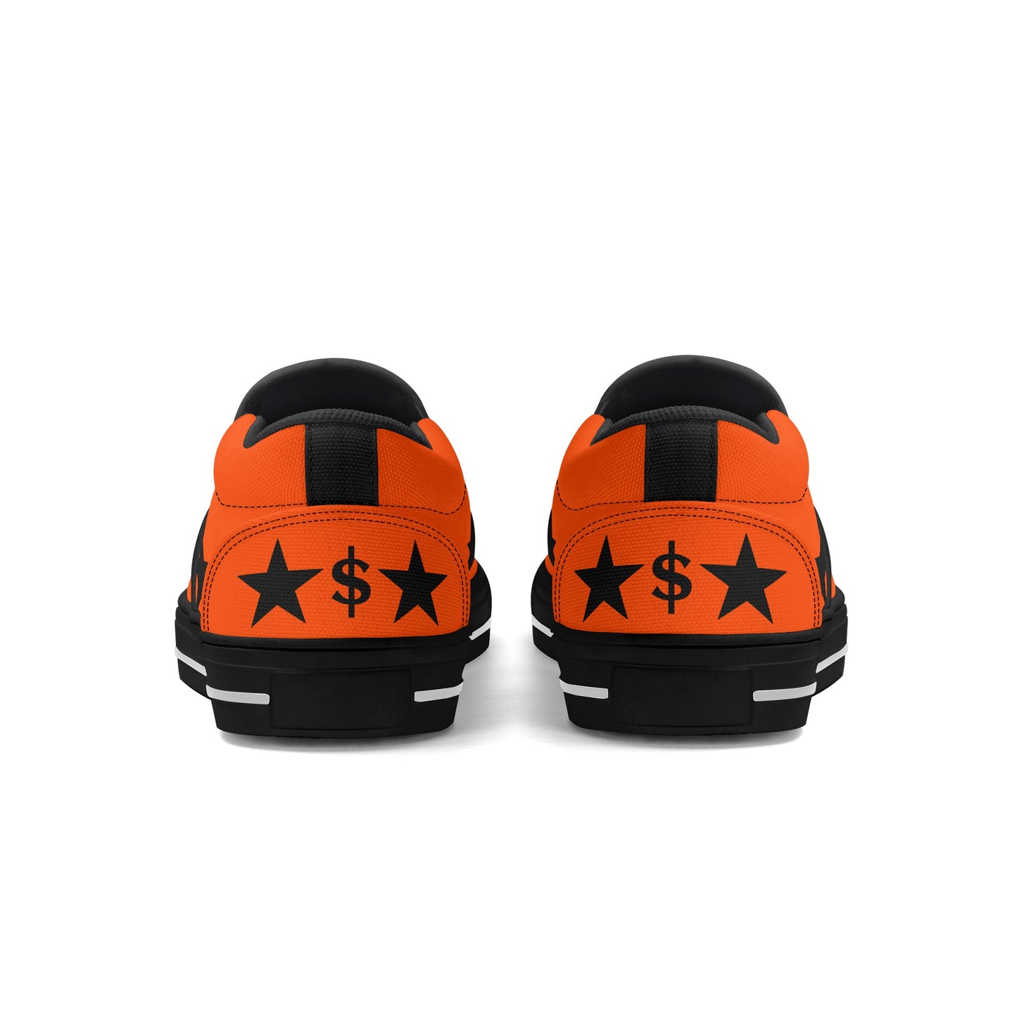 Money Man D.G.D.E (Dont Grind Dont Eat) Mens Dark Orange Slip On Star Kicks