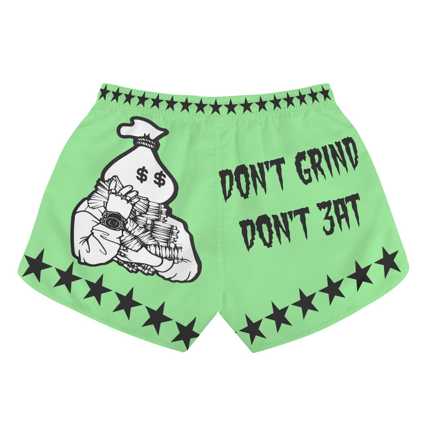 Money Man D.G.D.E (Dont Grind Dont Eat) Edition Womens Mint Green Shorts