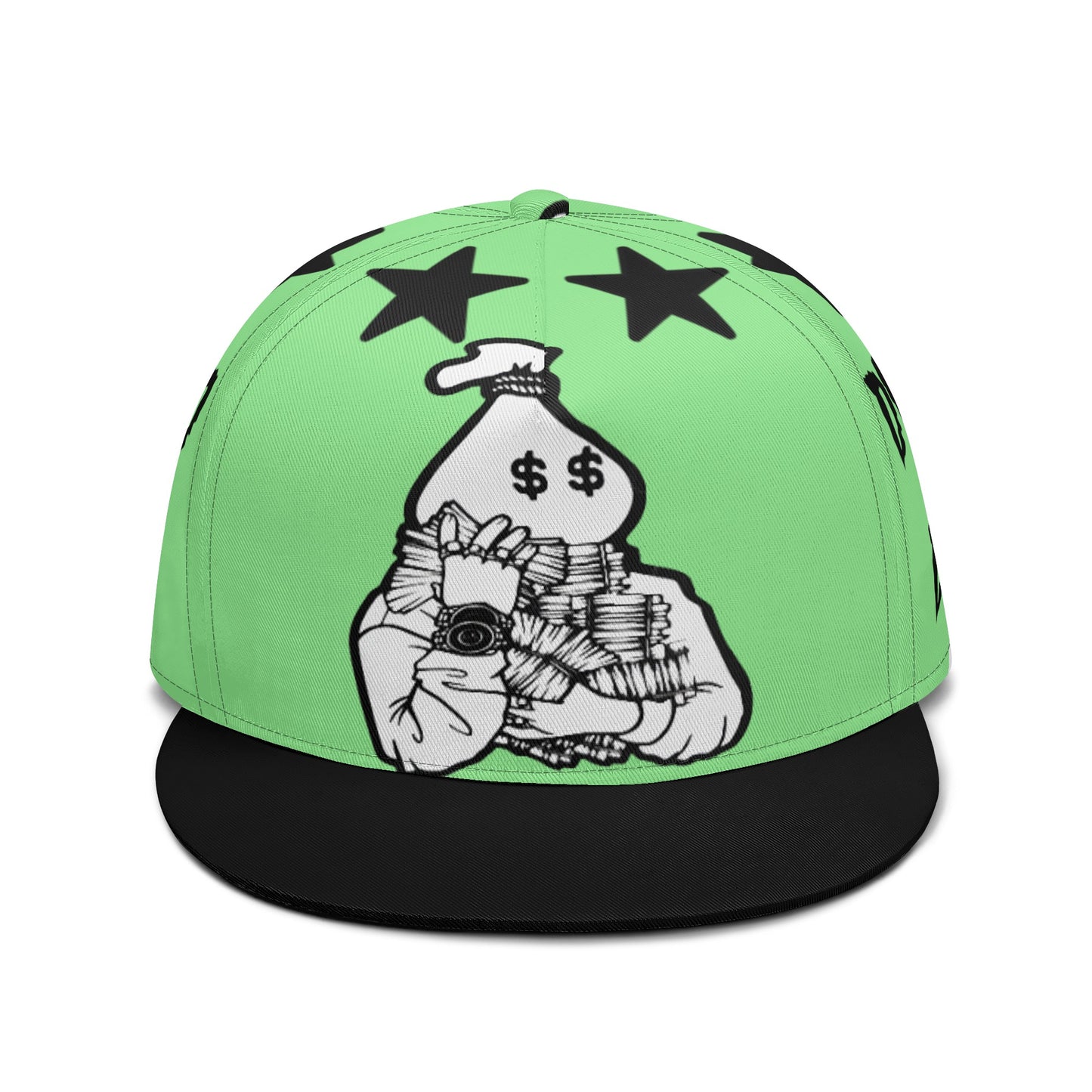 Money Man D.G.D.E (Dont Grind Dont Eat) Mint Green Snapbacks