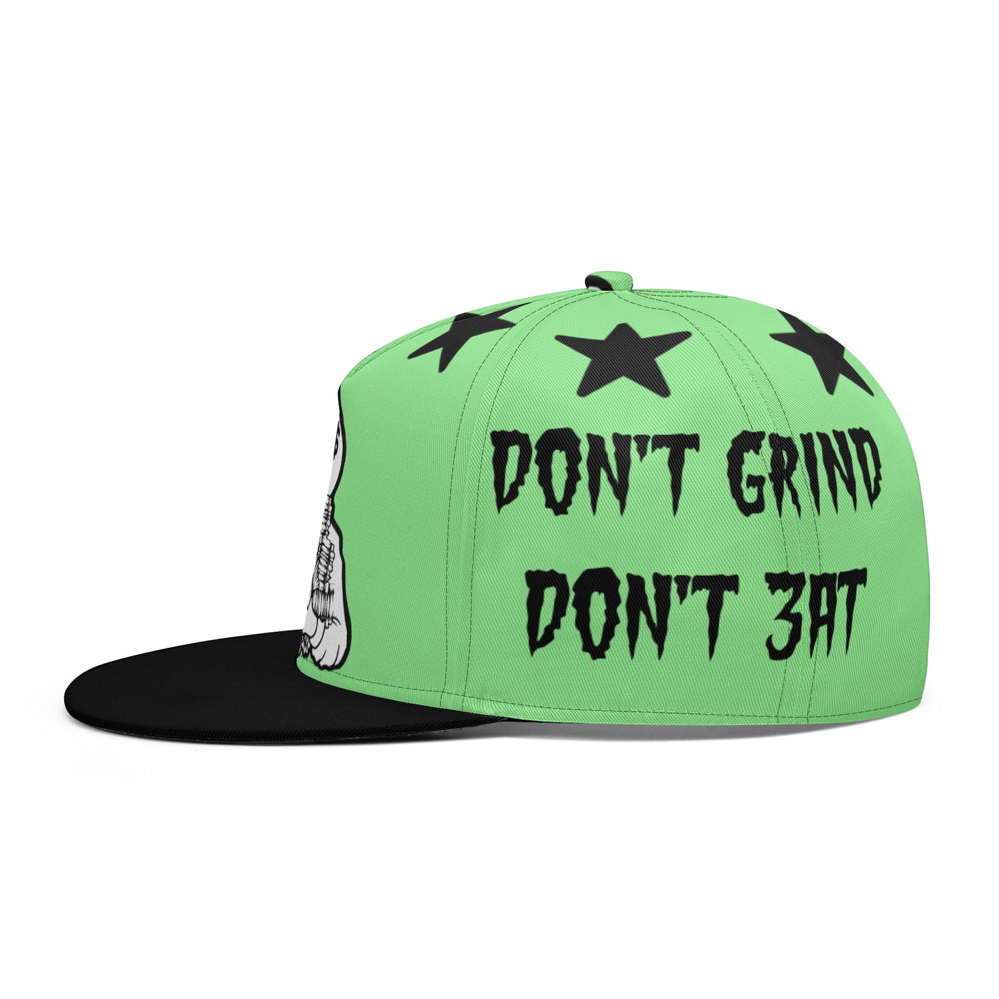 Money Man D.G.D.E (Dont Grind Dont Eat) Mint Green Snapbacks