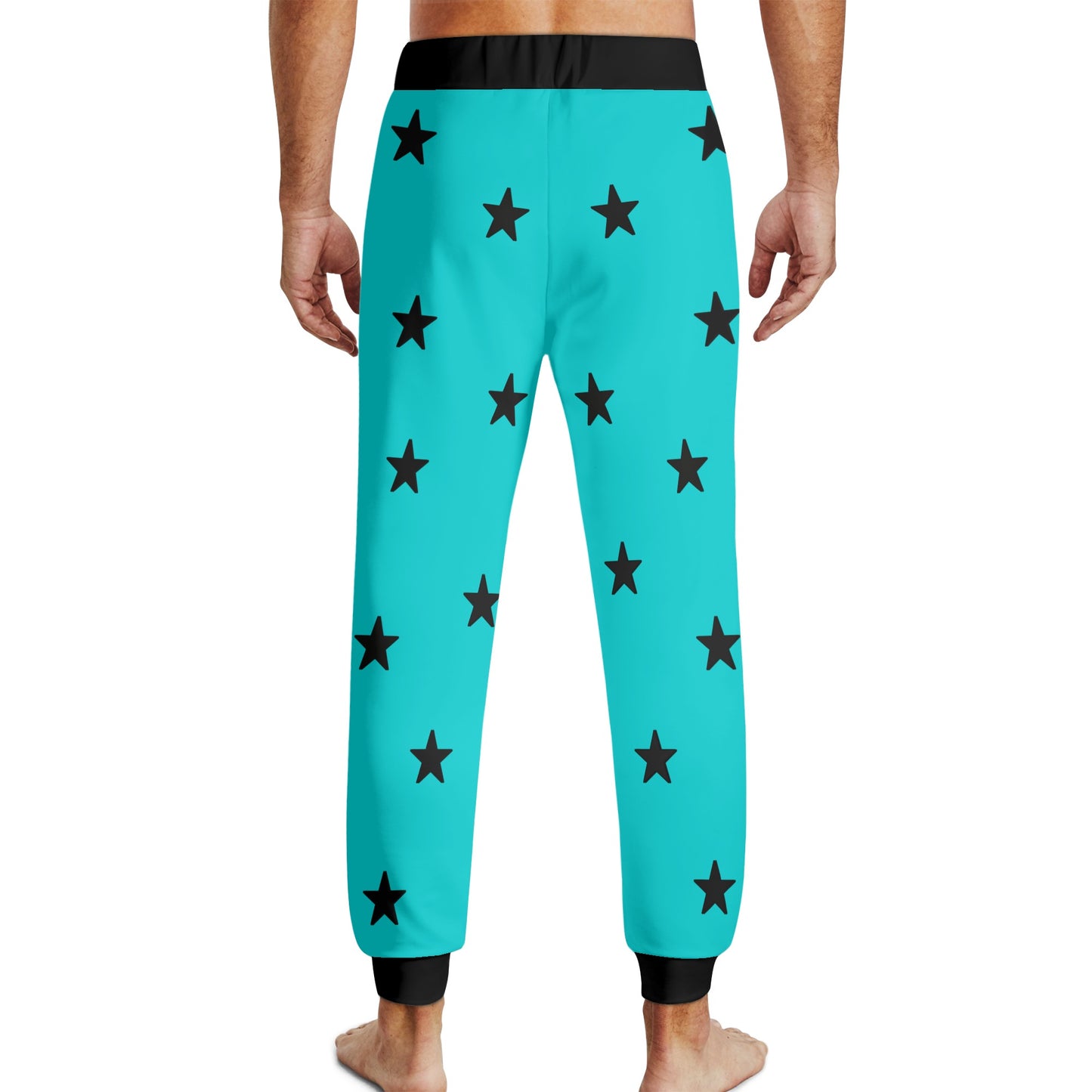 Money Man D.G.D.E (Dont Grind Dont Eat) Mens Turquoise Sweatpants